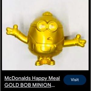 McDonald’s happy meal gold bob minion.